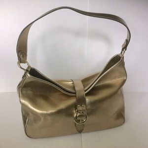 Kate Spade Slouchy Metallic Gold Tote